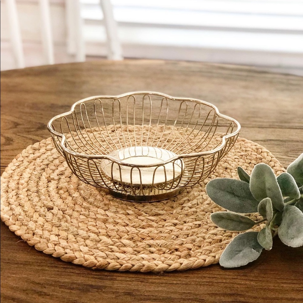 Vintage Scalloped Bowl